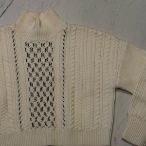 Jonathan Simkhai Cream Knit Sweater